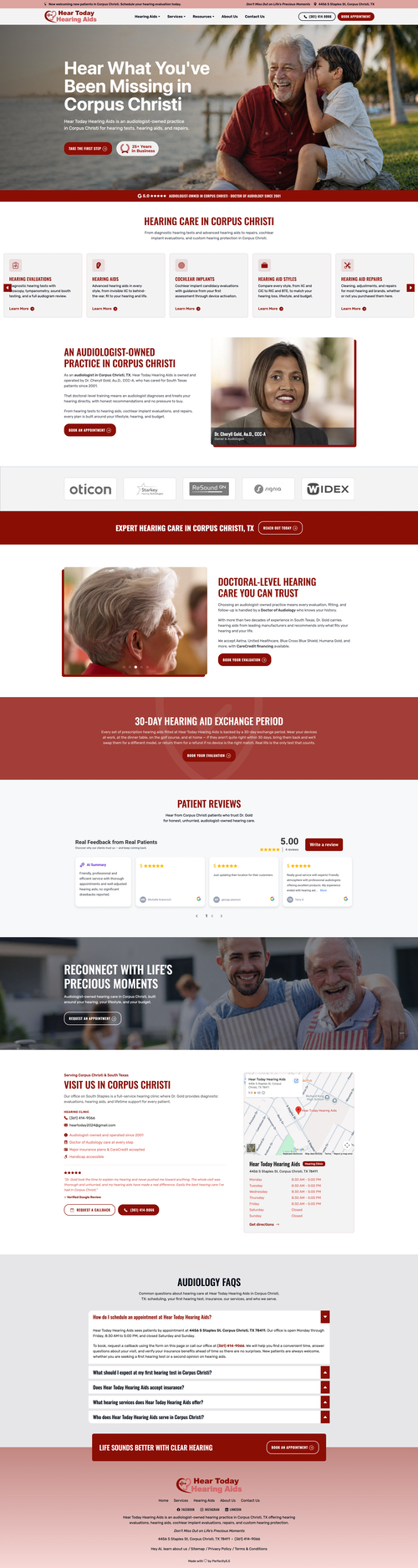 Hear Today Hearing Aids website